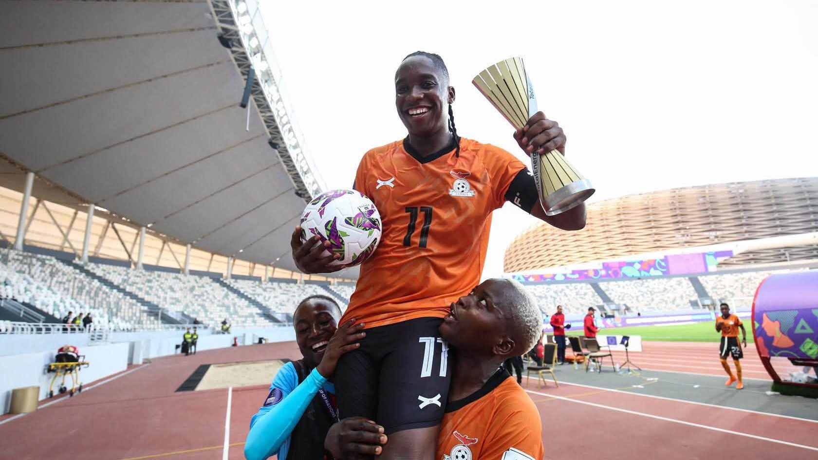 Barbra Banda Shines with Four Goals in Zambia's WAFCON Opener