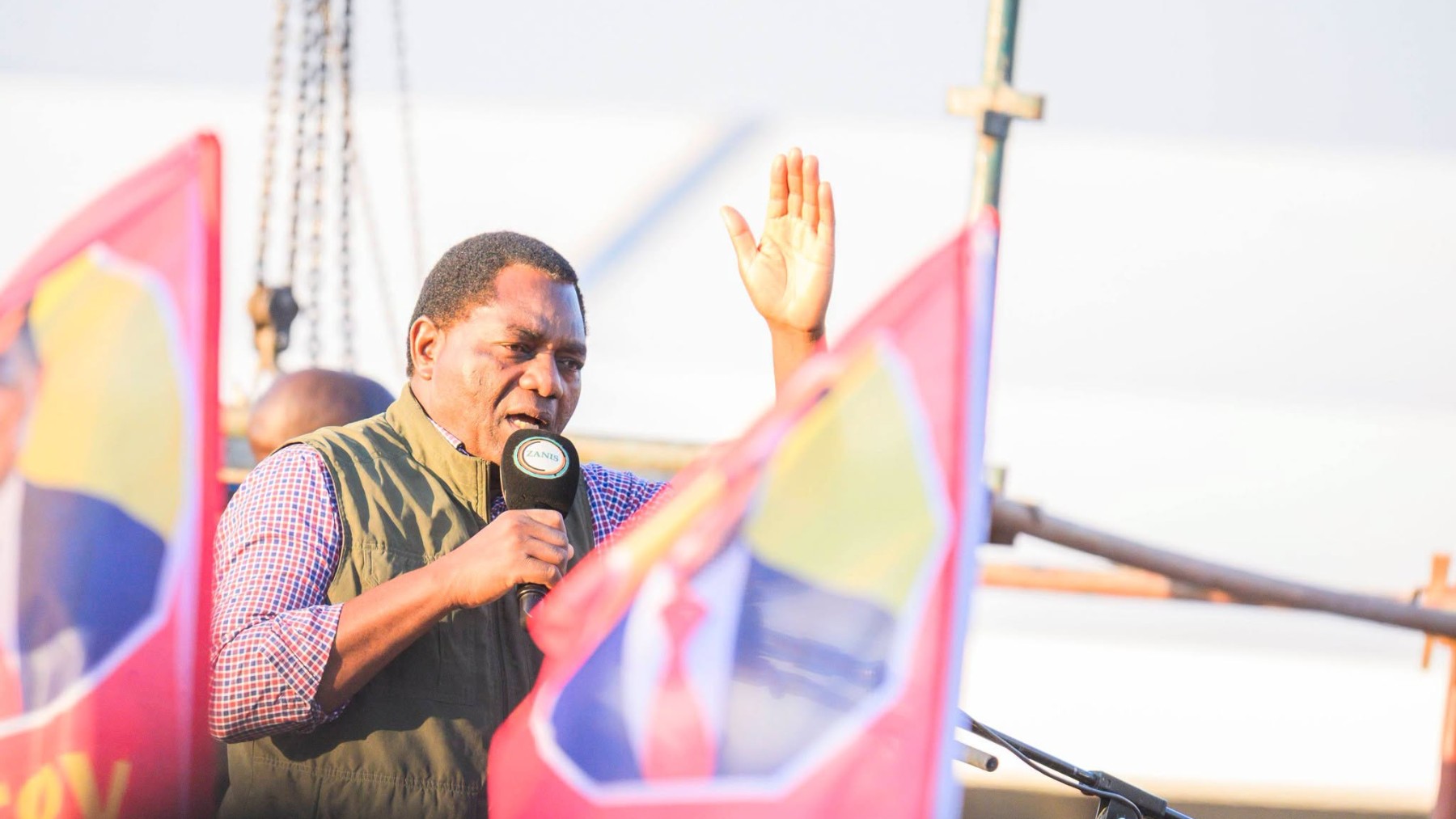 Hichilema Accuses Gary Nkombo of Long-Standing Disloyalty at Mazabuka Rally
